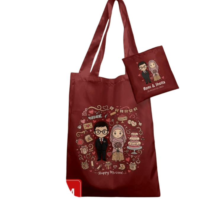 Foldable Tote Bag - Tales - Polyester foldable-tote-bag-tales-polyester-2357
